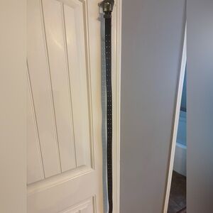 Target Black Belt with Silver Buckle